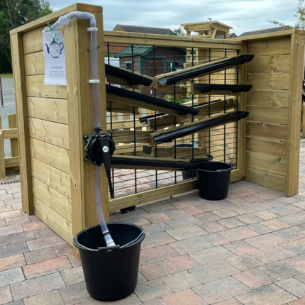 H Shaped Water Wall - 136 x 203 x 117 cm | Outdoor Learning | Playground | Water Play | Cause and Effect | STEM