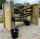 H Shaped Water Wall - 136 x 203 x 117 cm | Outdoor Learning | Playground | Water Play | Cause and Effect | STEM