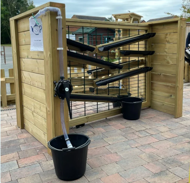 H Shaped Water Wall - 136 x 203 x 117 cm | Outdoor Learning | Playground | Water Play | Cause and Effect | STEM