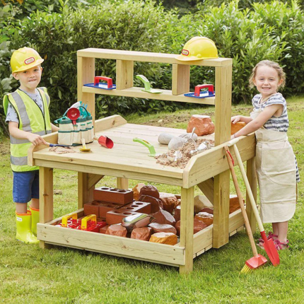 Outdoor Wooden Busy Beavers Work Bench -  Outdoor Learning | Playground | Role Play | Forest School