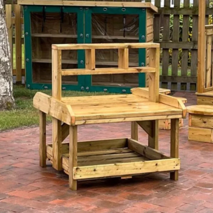 Outdoor Wooden Busy Beavers Work Bench -  Outdoor Learning | Playground | Role Play | Forest School
