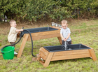 Wooden Outdoor Chic Mobile Water Pumps & Tray Set - Outdoor Learning | Water Play | Imaginative Play | Forest School | Playground