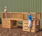 Outdoor Kendray Cube Climbing Frame Fort - Outdoor Learning | Playground | Physical Education