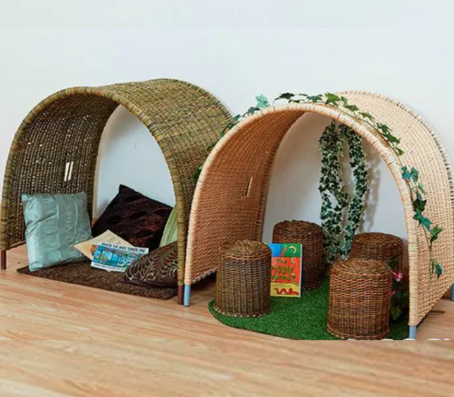 Wicker Arch Medium - Pack of 2 - Indoor/Outdoor | Outdoor Learning | Playground | Classroom | Den