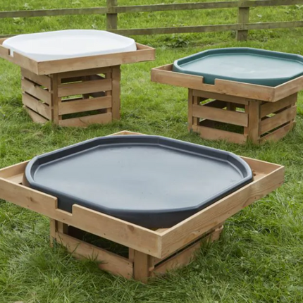 Tuff Spot Tray Stand - Single or Set of 3 | Outdoor Learning | Forest School | Water Play | Messy Play | Exploratory Play