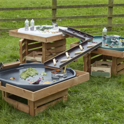 Tuff Spot Tray Stand - Single or Set of 3 | Outdoor Learning | Forest School | Water Play | Messy Play | Exploratory Play