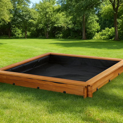 Sand Pit And Cover - Outdoor Learning | Forest School | Imaginative Play | Sensory Play | Mark Making