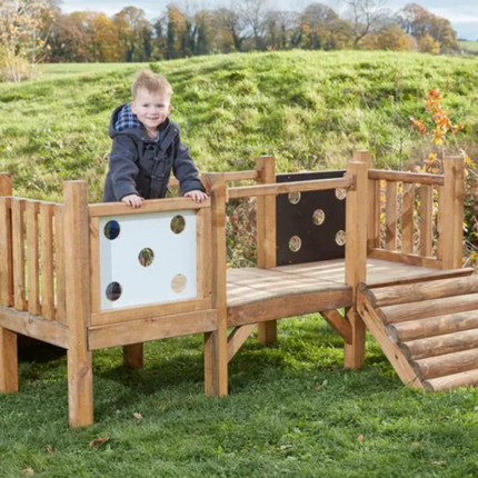 Toddle Along Wooden Activity Frame - Outdoor Learning | Playground | Forest School | Physical Education