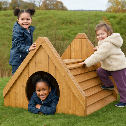 Clamber Hill Perch -  Outdoor Learning | Playground | Forest School | Social Play | Role Play | Imaginative Play