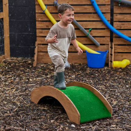 Grass Wooden Arch Bridge - Outdoor Learning | Playground | Physical Education | Imaginative Play