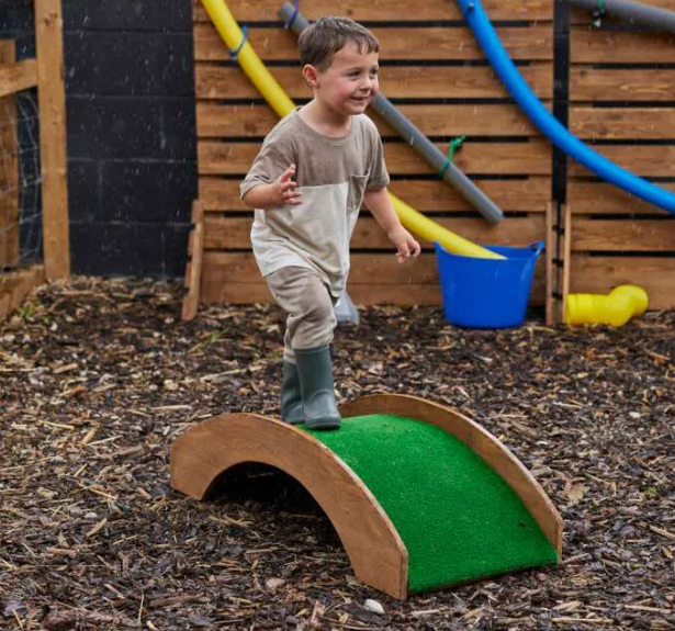 Grass Wooden Arch Bridge - Outdoor Learning | Playground | Physical Education | Imaginative Play