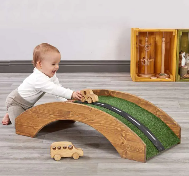 Grass Wooden Arch Bridge - Outdoor Learning | Playground | Physical Education | Imaginative Play