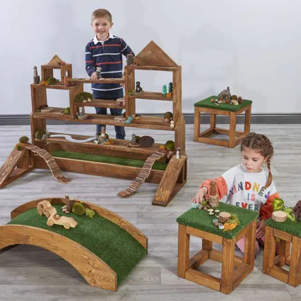 Grass Wooden Arch Bridge - Outdoor Learning | Playground | Physical Education | Imaginative Play