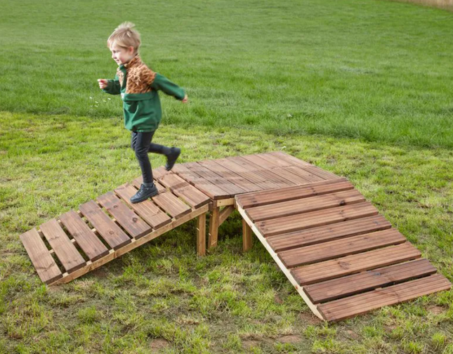 The Long Bridge - 85cm x 320cm | Outdoor Learning | Playground | Physical Education | Imaginative Play