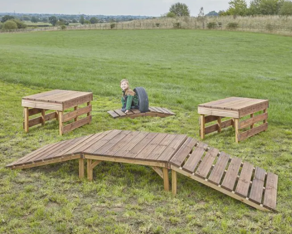 The Long Bridge - 85cm x 320cm | Outdoor Learning | Playground | Physical Education | Imaginative Play