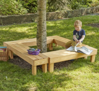 Seat Around Set - Pack of 4 | Outdoor Learning | Playground | Forest School | Garden Seating | Table