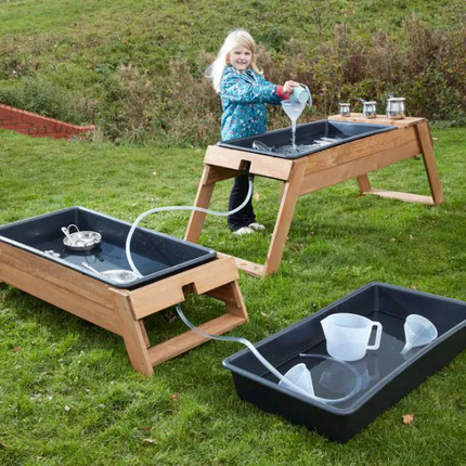 Chic Cascading Water Stands & Trays - Water Play | Garden | Storage | Playground | Forest School | Sensory Play