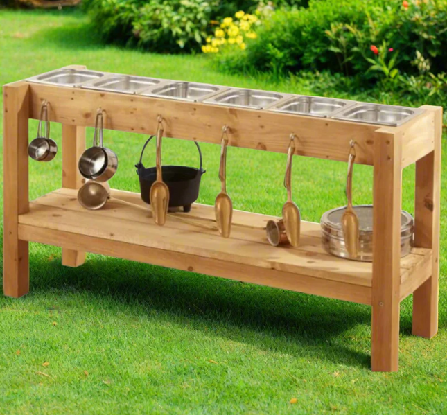 Pick And Mix Potion Bench - Outdoor Learning | Forest School | Outdoor Classrooms | Exploratory Play | Imaginative Play | Messy Play