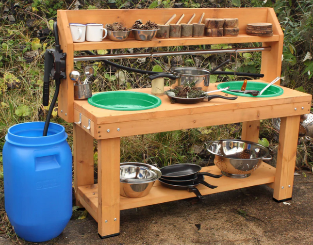 Pump & Water Play Station - Outdoor Learning | Forest School | Outdoor Classrooms | Exploratory Play | Imaginative Play | Role Play