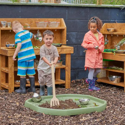 Large Mud Pie Kitchen (H60cm) - Outdoor Learning | Forest School | Messy Play | Sensory | Exploratory Play | Imaginative Play | Role Play