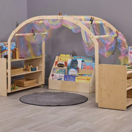 Tall Rookie Den, Store & Explore - Classroom Furniture | Storage | Bench | Imaginative Play | Den | Hide