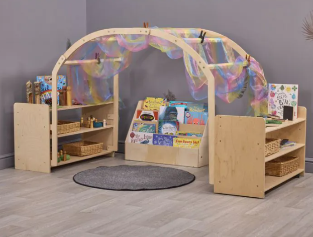 Tall Rookie Den, Store & Explore - Classroom Furniture | Storage | Bench | Imaginative Play | Den | Hide