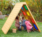 Cosy Colour Peephole Tunnel - Colour Perspex Shape | Crawl Through | Outdoor | Forest School | Garden | Fort | Playground | Imaginative Play | Sensory Tunnel