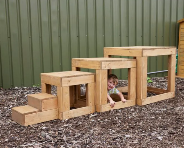 Giant Cube Blocks Nest | Outdoor Learning | Physical Play | Forest School | Playground