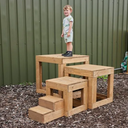 Giant Cube Blocks Nest | Outdoor Learning | Physical Play | Forest School | Playground