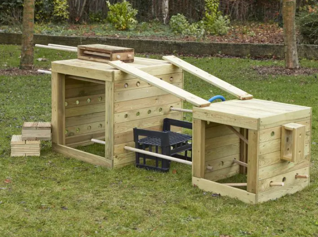 Giant Imagineering Cubes - Pack of 2 | Outdoor Learning | Imaginative Play | Forest School | Playground | Social Play | Physical Play