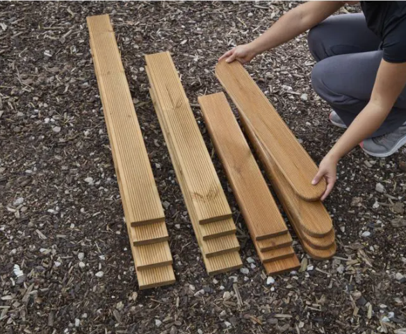 Mixed Length Decking Pack - Pack of 16 | Outdoor Learning | Imaginative Play | Forest School | Playground | Physical Education | Exploratory Play