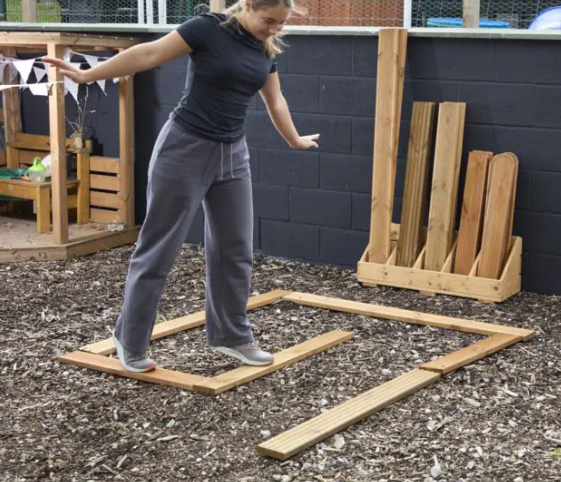 Mixed Length Decking Pack - Pack of 16 | Outdoor Learning | Imaginative Play | Forest School | Playground | Physical Education | Exploratory Play