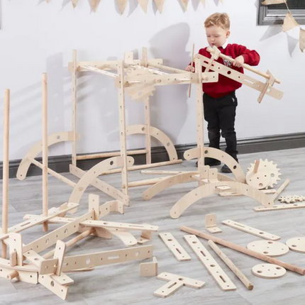 Stem Engineering Construction Set - Outdoor Learning | Imaginative Play | Forest School | Playground | Education | Exploratory Play | STEM