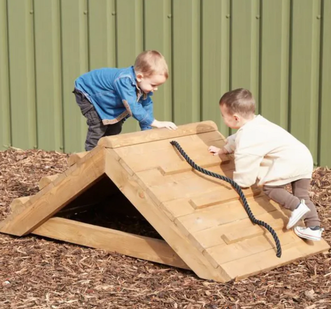 Mini Rope Climbing Crests - Outdoor Learning | Imaginative Play | Forest School | Playground | Physical Education