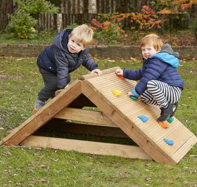 Mini Climbing Crest - Outdoor Learning | Imaginative Play | Forest School | Playground | Physical Education