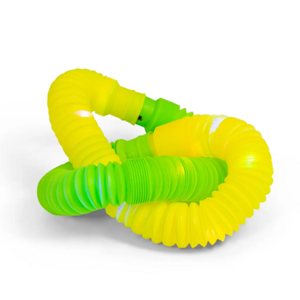 Light Up Pop Tubes - Small Sensory Toy | Fidget | Flashing | Static | Stretch