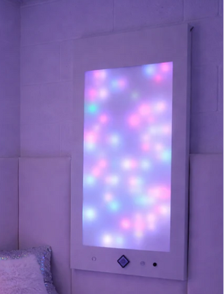 Sensory Light and Sound Panel - 120 x 60 x 8 cm | 60 or 120 cm Options | Sound Reactive | Rainbow RGB LED Light |Large Sensory