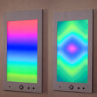 Sensory Light and Sound Panel - 120 x 60 x 8 cm | 60 or 120 cm Options | Sound Reactive | Rainbow RGB LED Light |Large Sensory