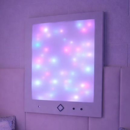 Sensory Light and Sound Panel - 120 x 60 x 8 cm | 60 or 120 cm Options | Sound Reactive | Rainbow RGB LED Light |Large Sensory