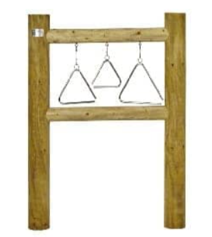 Outdoor Wooden Musical Play Triangle Panel - Sensory Garden | Musical Play | Playground