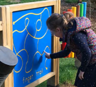 Outdoor Finger Tracing Panels- 120 x 75 x 75cm | Sensory Garden | Playground