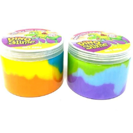 Dino Slime - Sensory Play | Stretchy | Hidden Dinosaur Inside