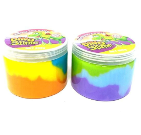 Dino Slime - Sensory Play | Stretchy | Hidden Dinosaur Inside