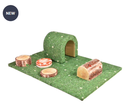 Safe Soft Pay Trail Soft Play Set – with integrated safety matting- 3pcs