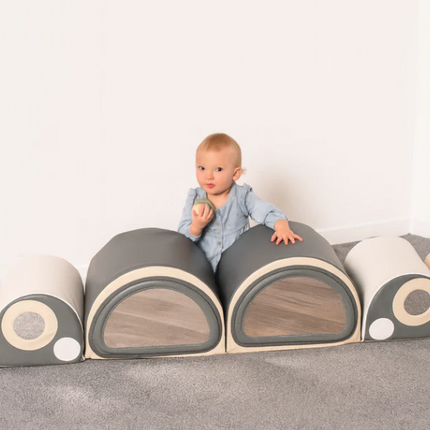 Caterpillar Mirror Bumps Soft Play Set- Multiple Colours available