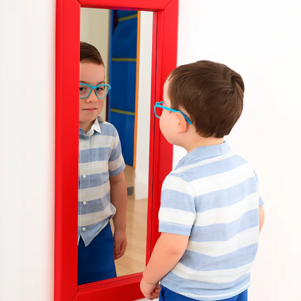 Rectangular Padded Surround Soft Frame Mirror- Multiple Colours and Sizes available | Safety Mirror | Classroom | School | Nursery | Home | Sensory Room | Soft Play