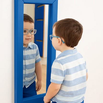 Rectangular Padded Surround Soft Frame Mirror- Multiple Colours and Sizes available | Safety Mirror | Classroom | School | Nursery | Home | Sensory Room | Soft Play