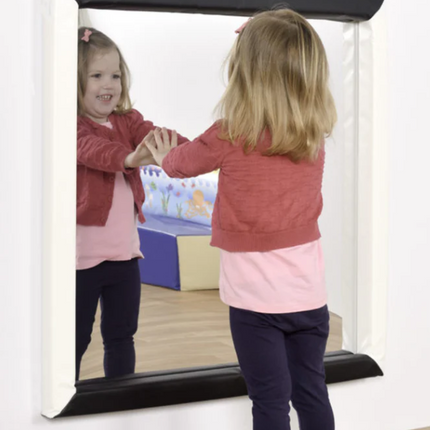 Rectangular Padded Surround Soft Frame Mirror- Multiple Colours and Sizes available | Safety Mirror | Classroom | School | Nursery | Home | Sensory Room | Soft Play