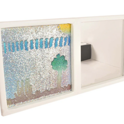 Padded Frame Safety Mirror + Flip Sequin Board | Sensory Play | Reversible Sequin | Soft Play | Classroom | Sensory Room