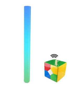 Remote Cube Controller for Bubble Tubes and Walls